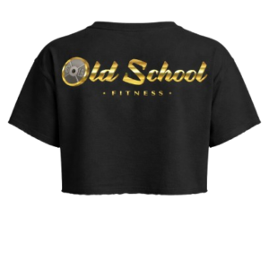 CROP OVERSIZE NEGRA OLD SCHOOL