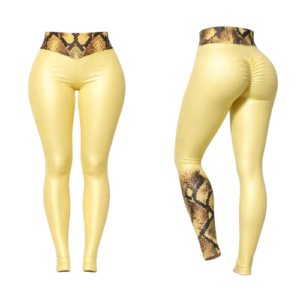 LEGGIN AMARILLO SERPIENTE OLD SCHOOL