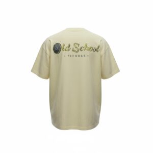 camiseta oversize amarilla espalda