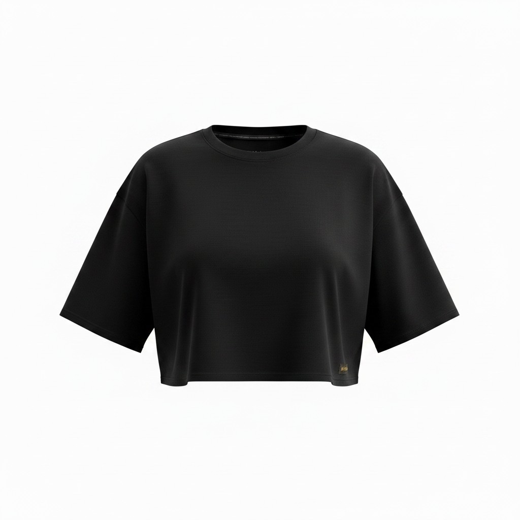 crop oversize negra