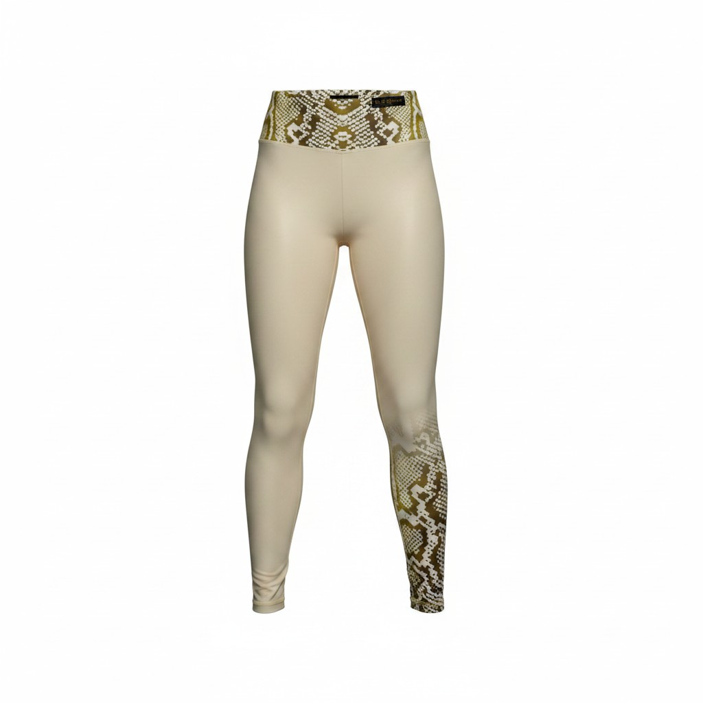 LEGGING AMARILLo estampado anaconda