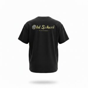 CAMISETA OVERSIZE NEGRA OLD SCHOOL